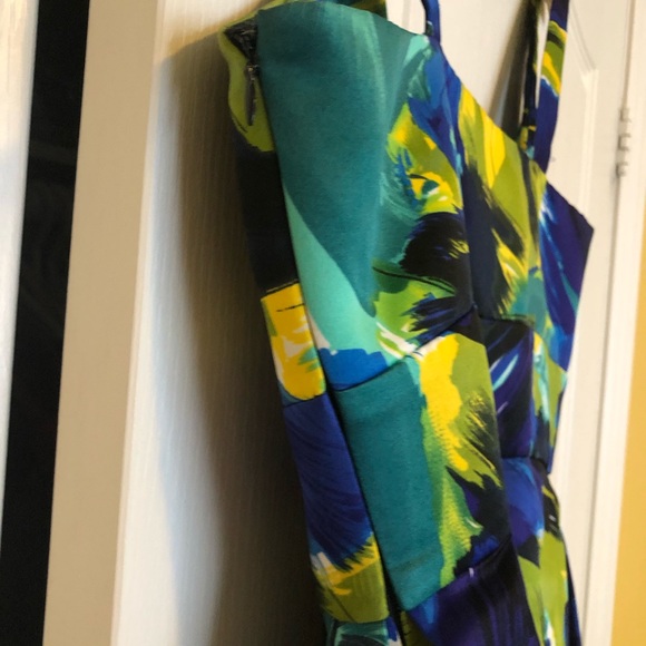 Calvin Klein Multi-coloured Dress Size 10 - Picture 3 of 5